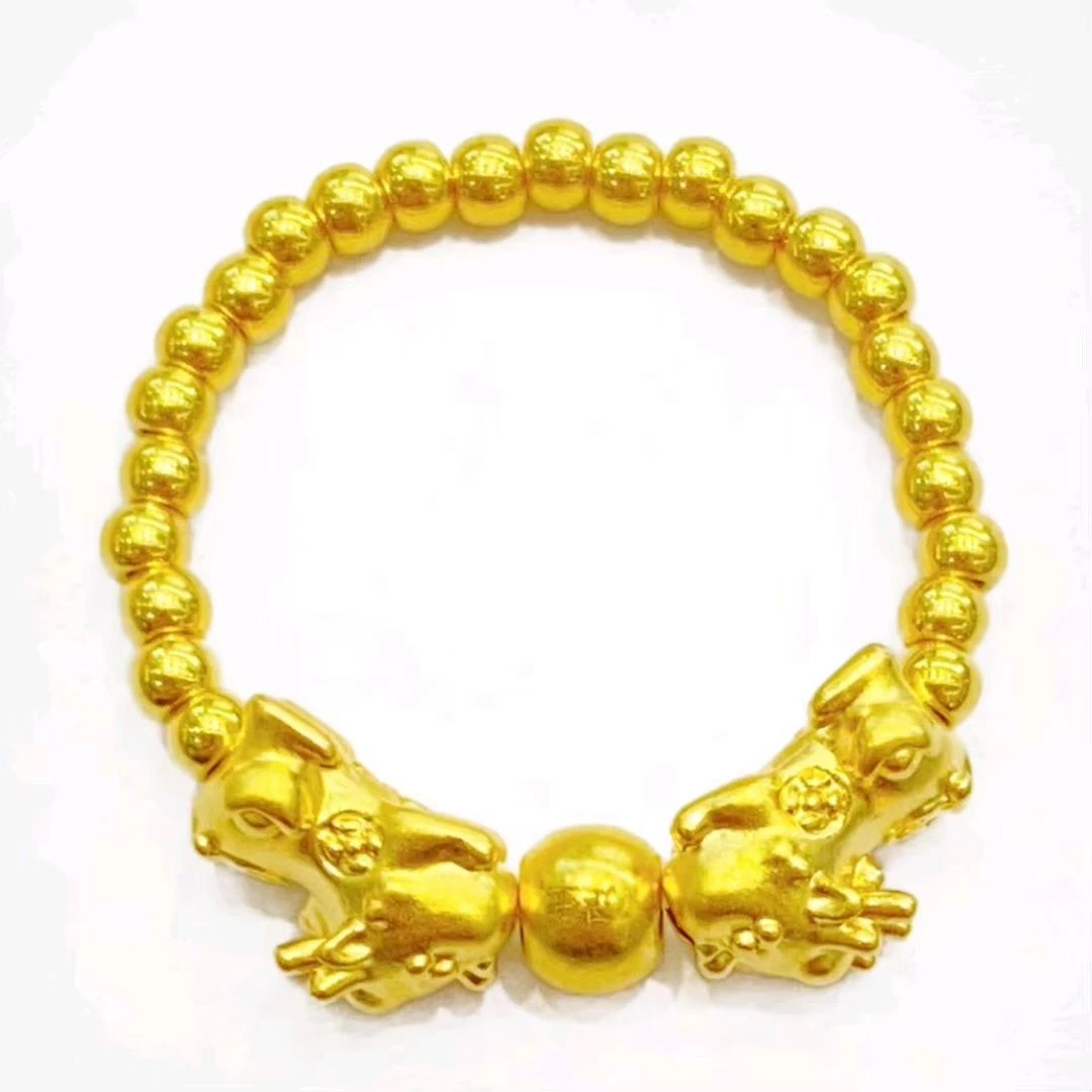 【玉总专属】足金貔貅宝宝戒指 多样性发一件 A0