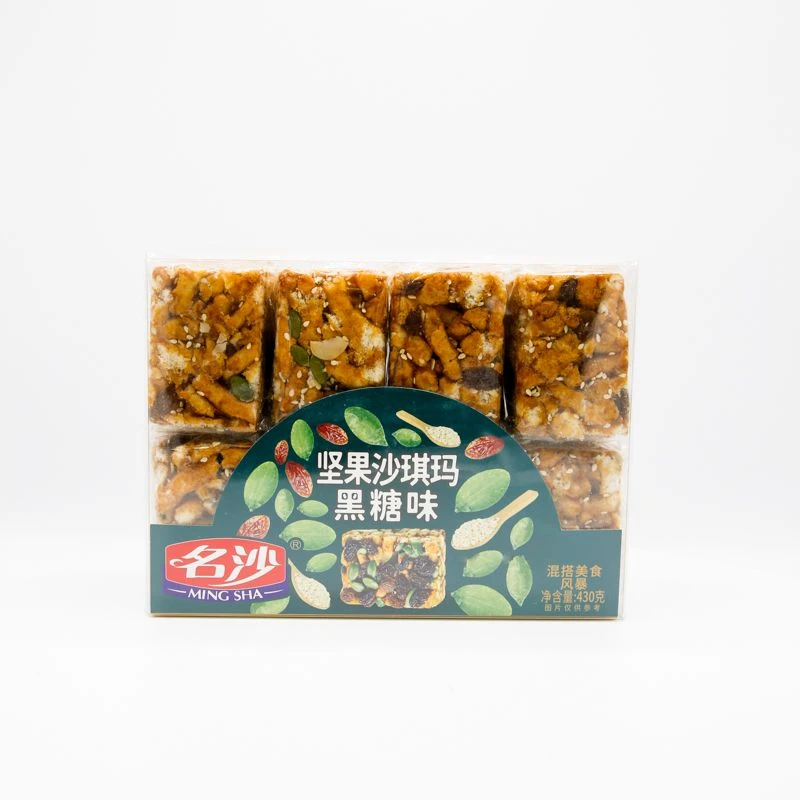 名沙坚果沙琪玛黑糖味430g/包
