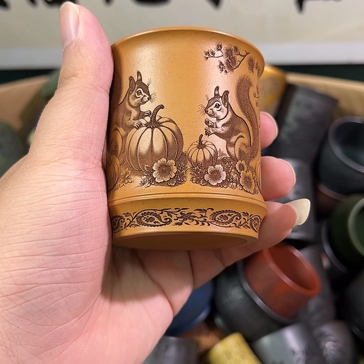 茶杯紫砂全手工紫砂主人杯