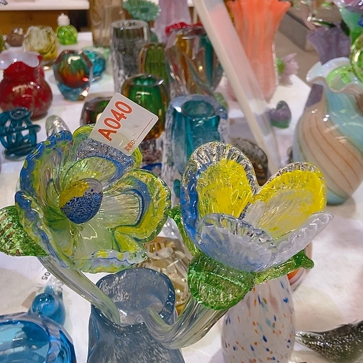 无铅玻璃琉璃花高48口9