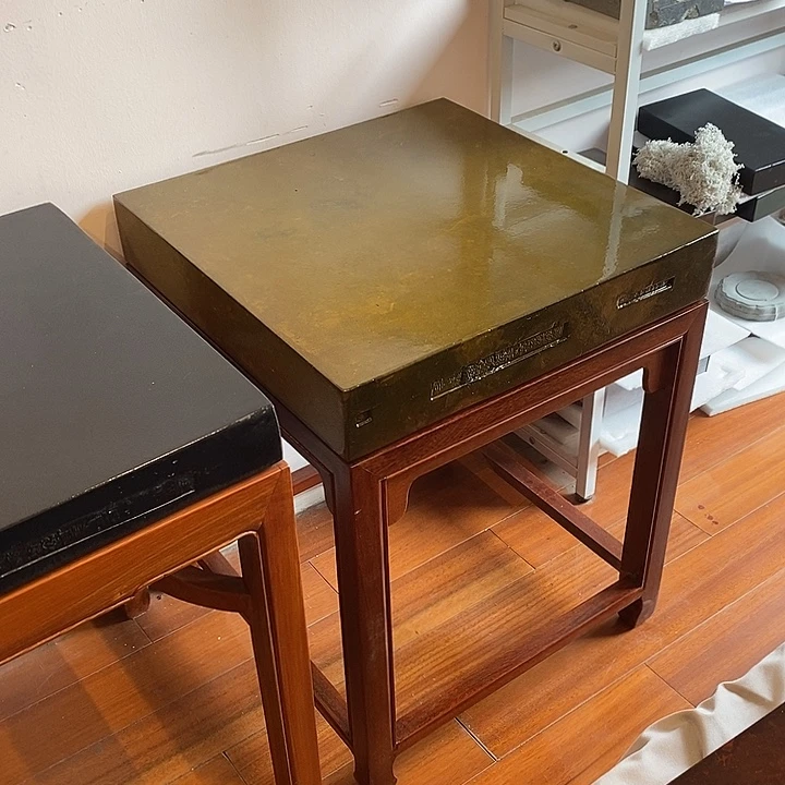 56*56*9.8cm桐油金砖茶桌一套