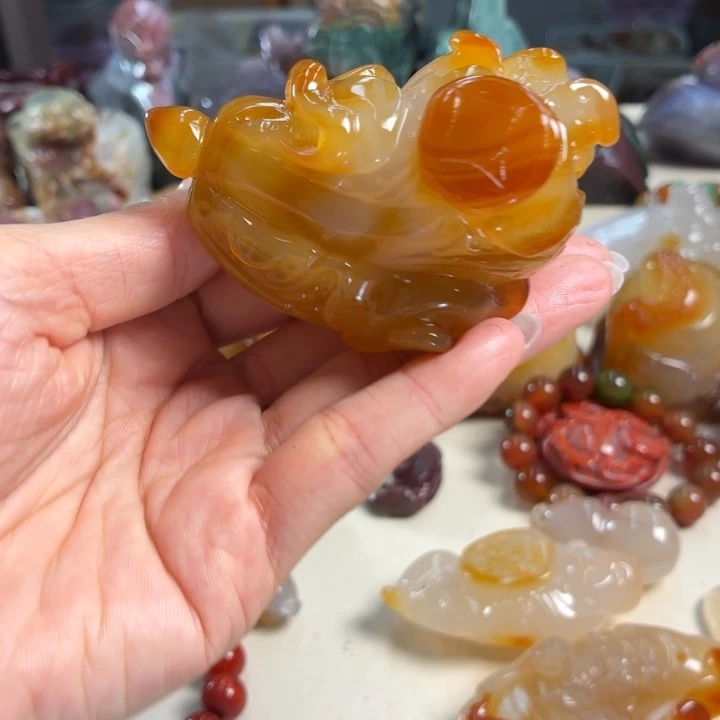 玛瑙/玉髓未镶嵌吊坠(不含链)