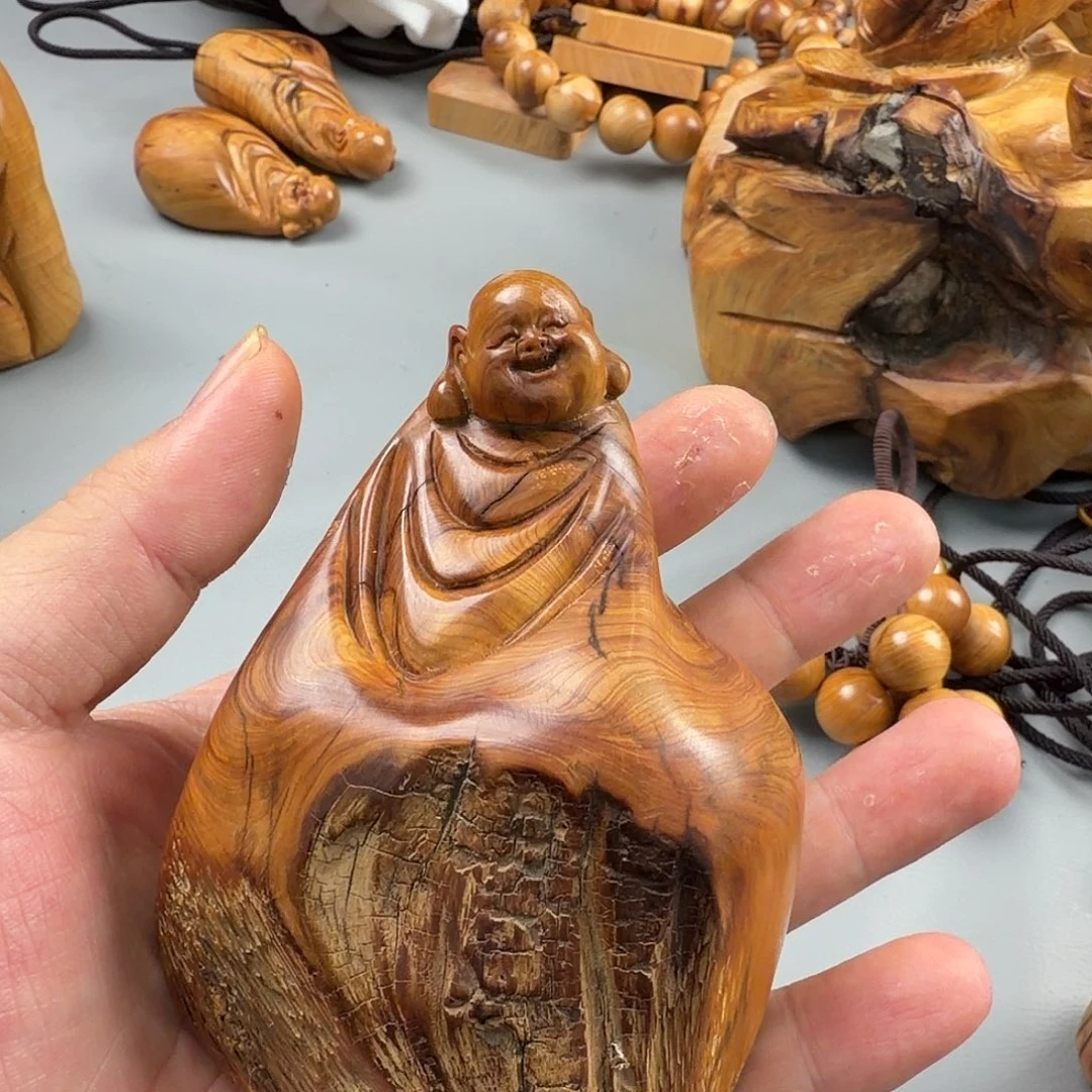柏木（崖柏）无事牌可乐带原皮