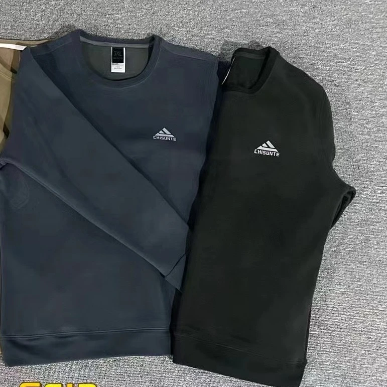 恒鑫安男士小标卫衣-合