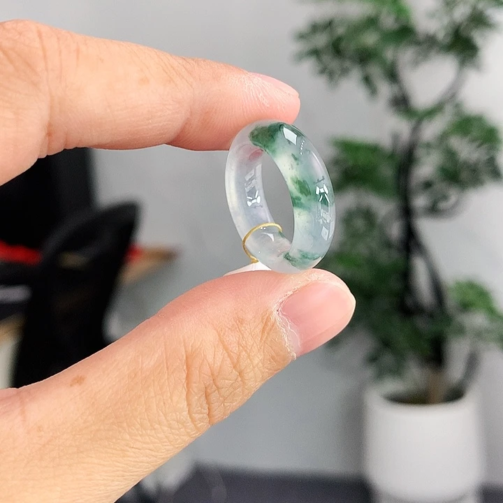 翡翠未镶嵌戒指8号