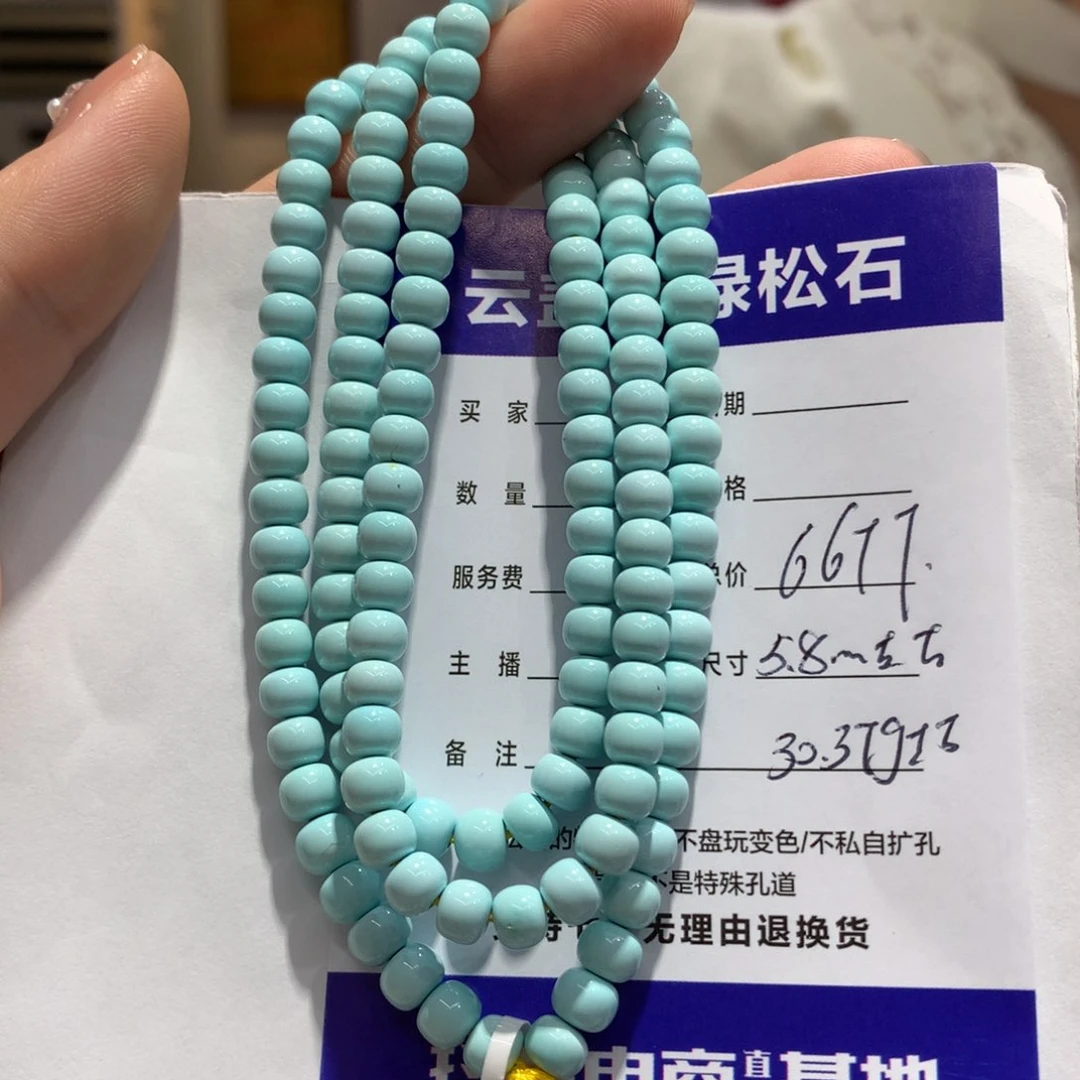 绿松石长链未镶嵌