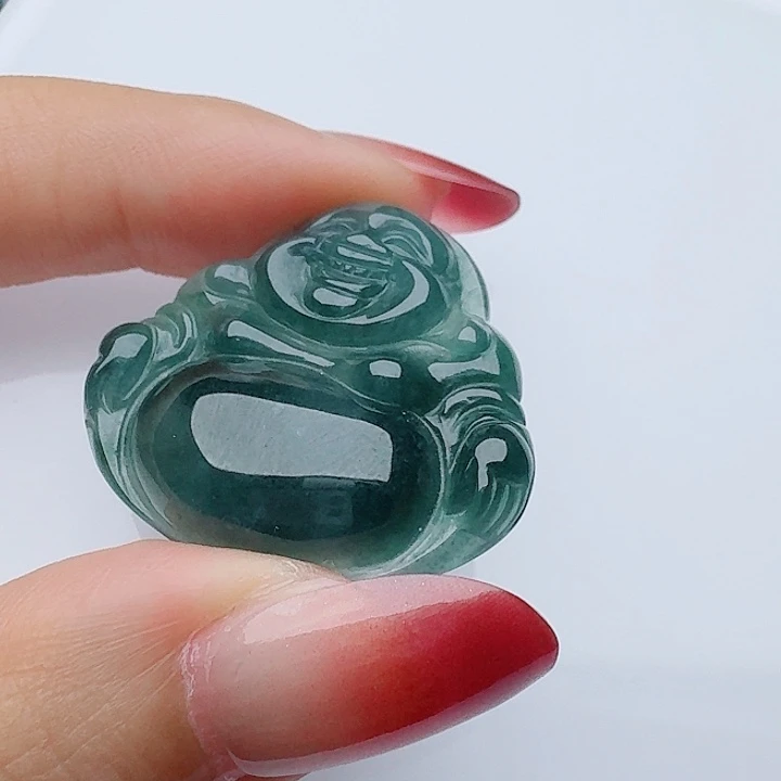 颈饰未镶嵌翡翠天然的A货翡翠多样性发其一