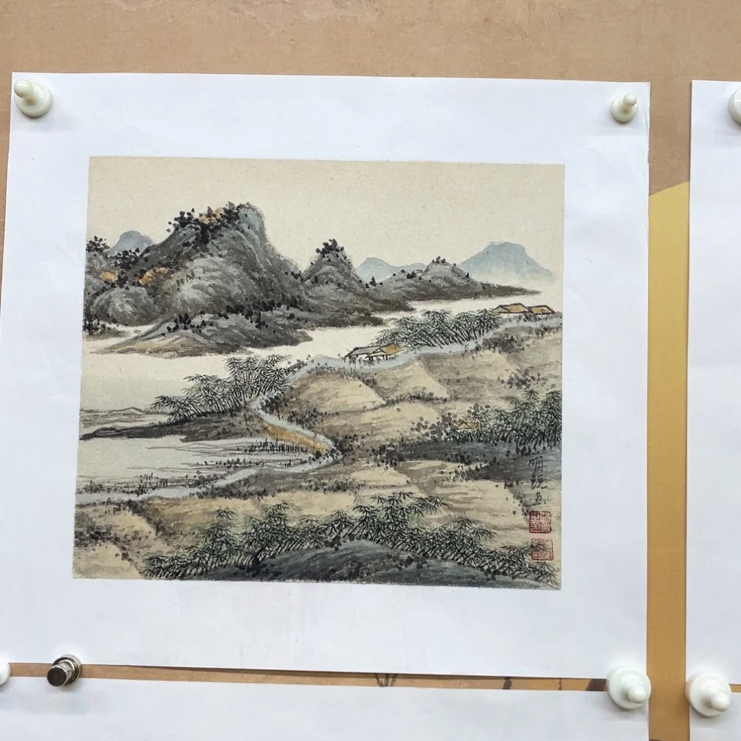 国画手绘国画，精品山水，