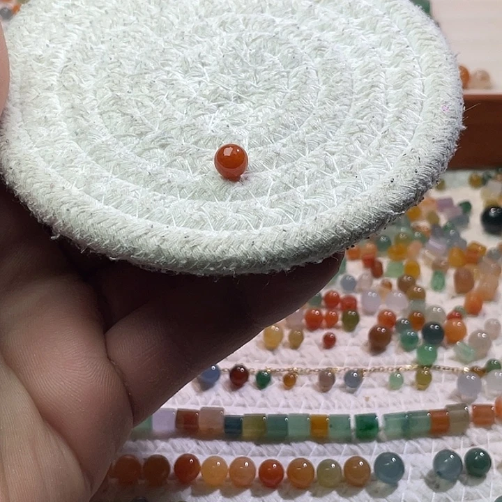 翡翠散珠未镶嵌定制翡翠卡7.2