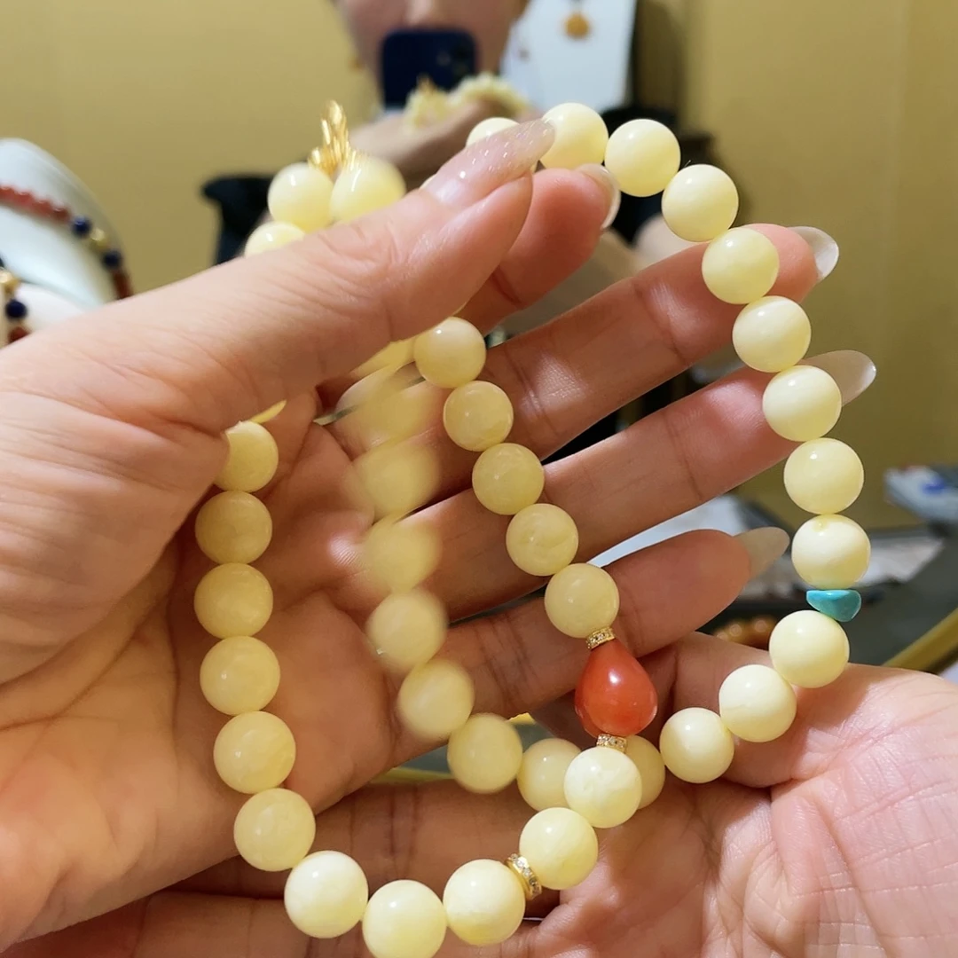 【闪购商品】手串琥珀银S925镶嵌
