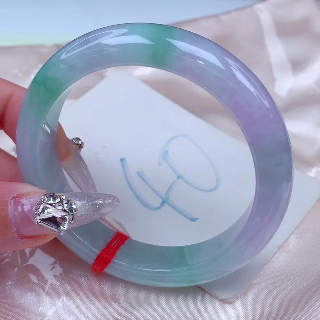 翡翠手镯未镶嵌天然缅甸翡翠A货手镯