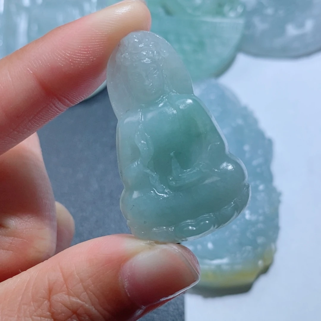 定制翡翠未镶嵌定制吊坠