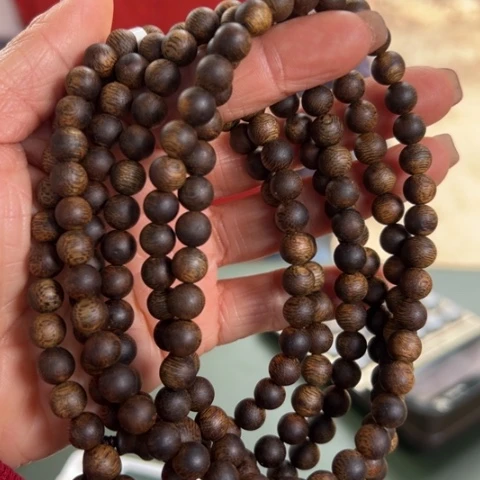 沉香手串装勺子沉水浮20克卡0.7多样性发1串