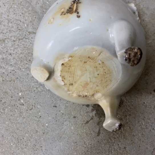 天***饼瓷片现代瓷器青花瓷片