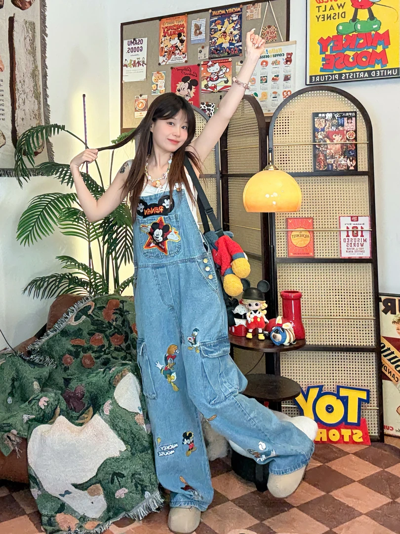 RUSHMOON 【背带长裤】