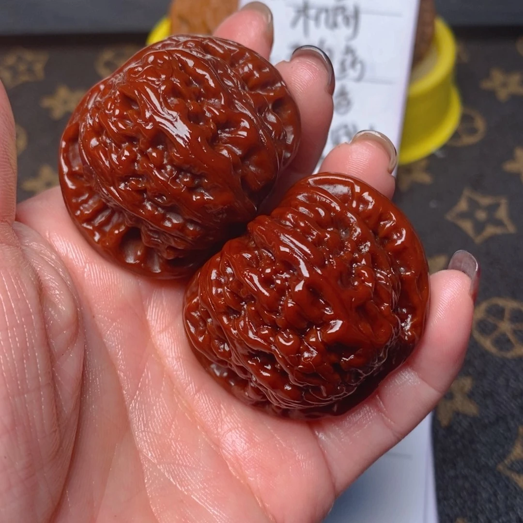 吊坠文玩核桃用****3白狮