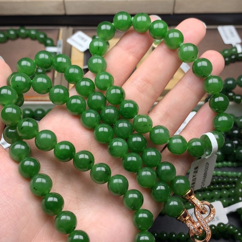 【闪购商品】颈饰未镶嵌和田玉（碧玉）白****茹