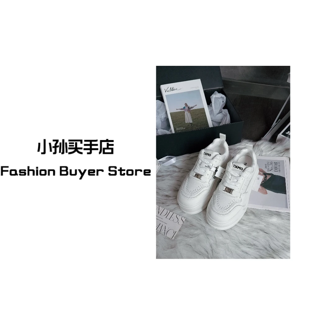 【7哥同款】增高6公分春夏搭子白色小众设计鞋靴潮牌买手店直营8981