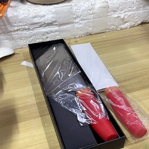 微瑕，不锈钢切菜刀，水果刀不能抗骨红