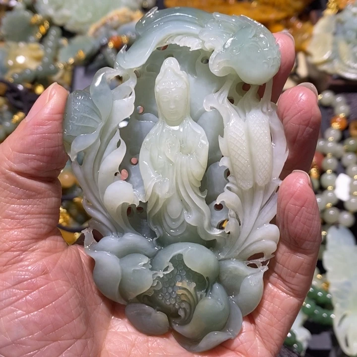 岫玉岫玉吊坠未镶嵌夫*