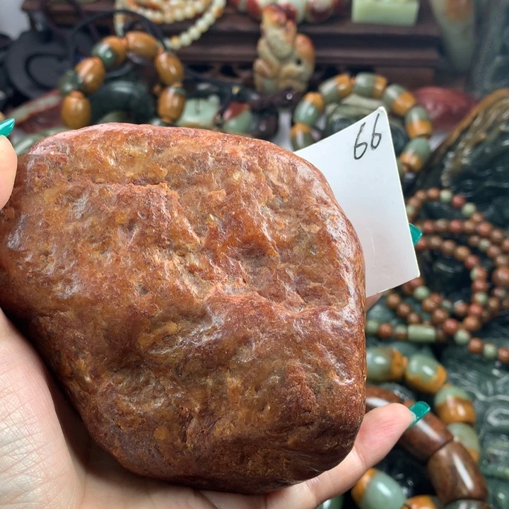 岫岩河磨玉（透闪石质玉）把件未镶嵌