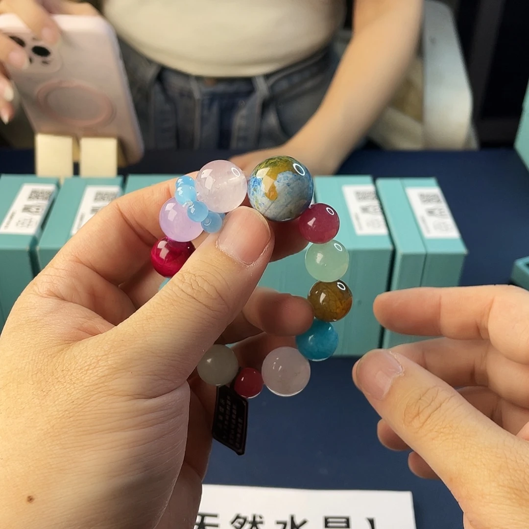 银S925镶嵌水晶手链