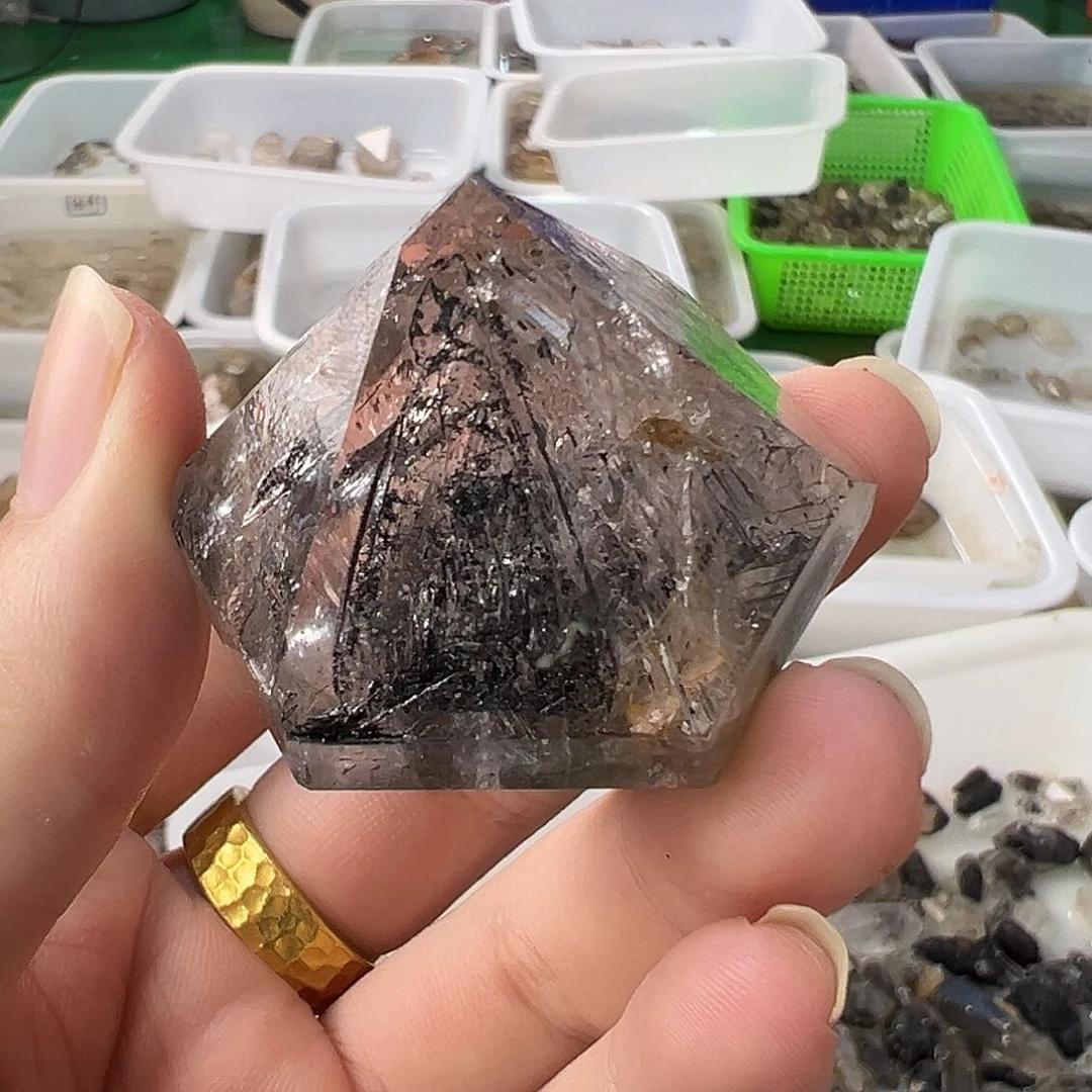 牛***仔水晶珠宝半成品未镶嵌17