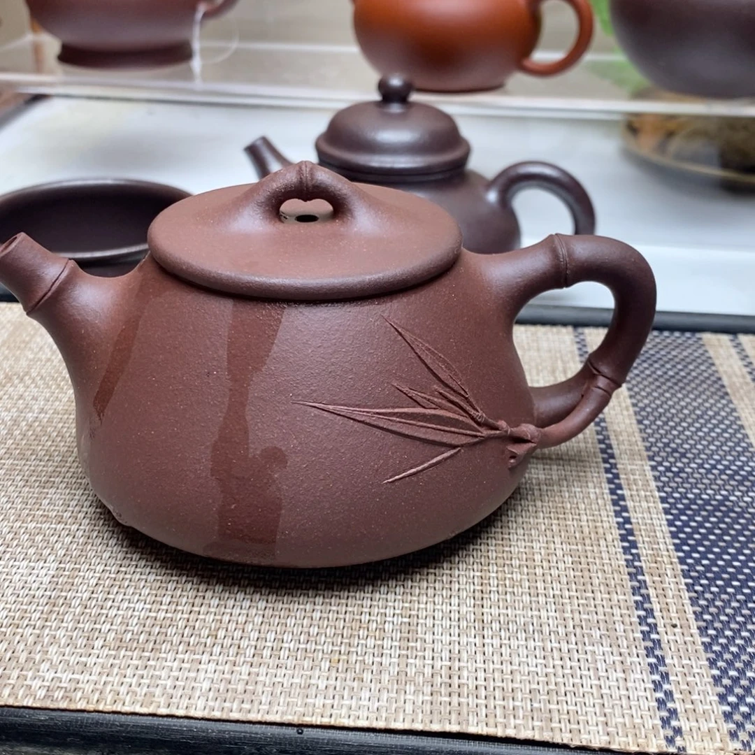 紫砂茶壶零添加原矿石黄朱泥170毫升