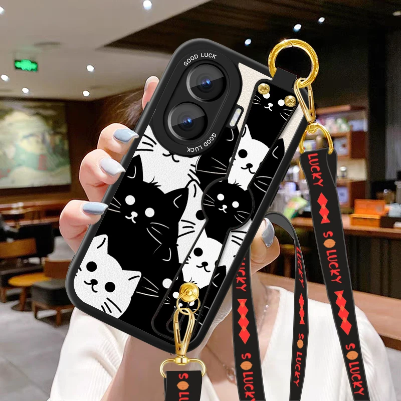 适用红米Turbo4pro手机壳新款RedmiTurbo3可爱12c腕带挂绳10A套9