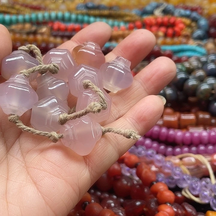 泠***夏玛瑙/玉髓未镶嵌项链手链喜欢就好