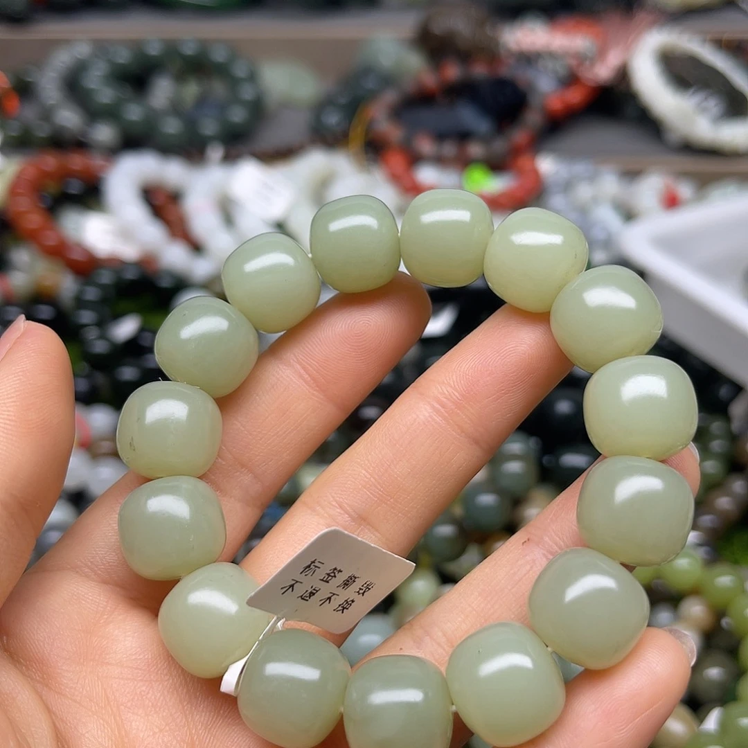 和田玉未镶嵌手链