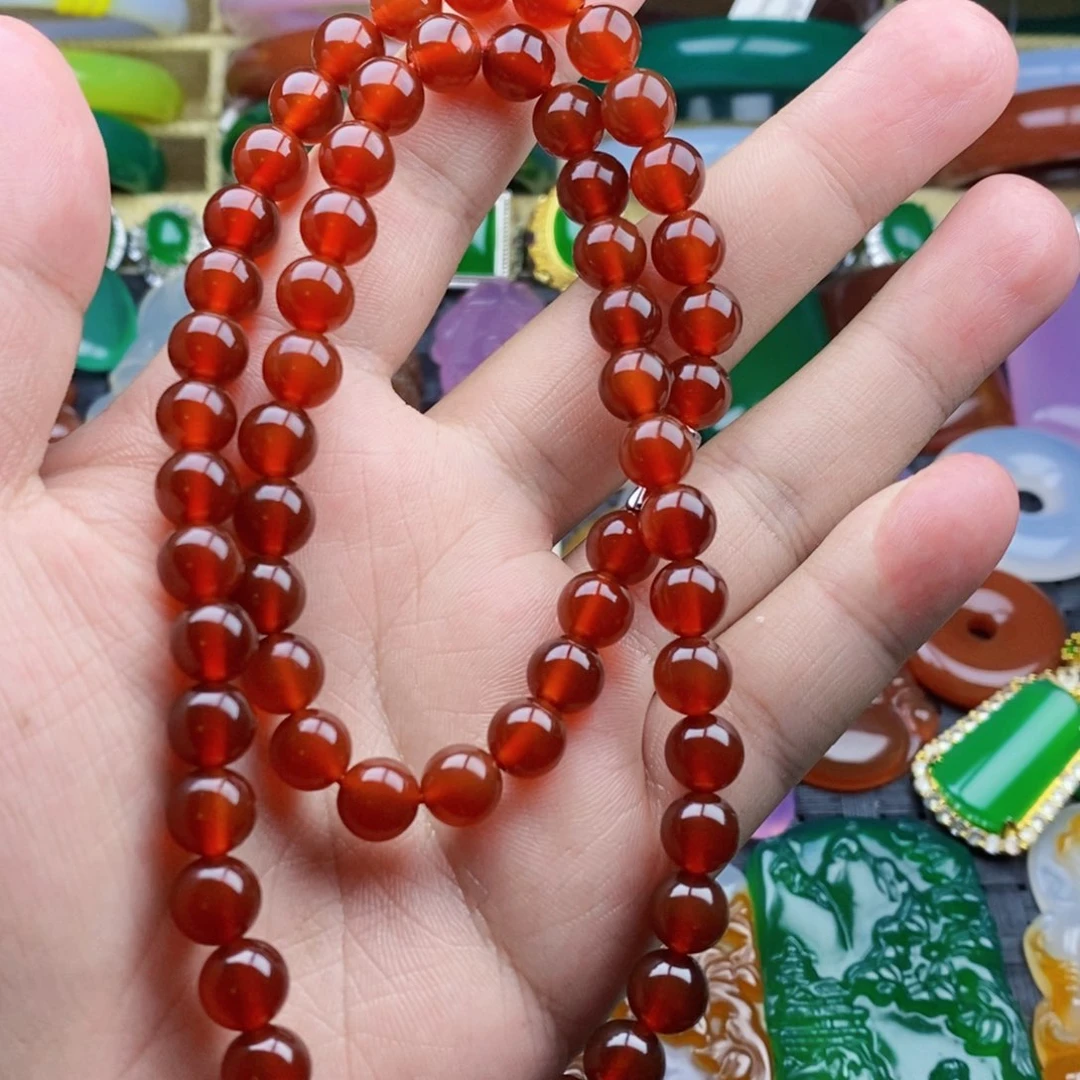 玛瑙/玉髓项链未镶嵌8