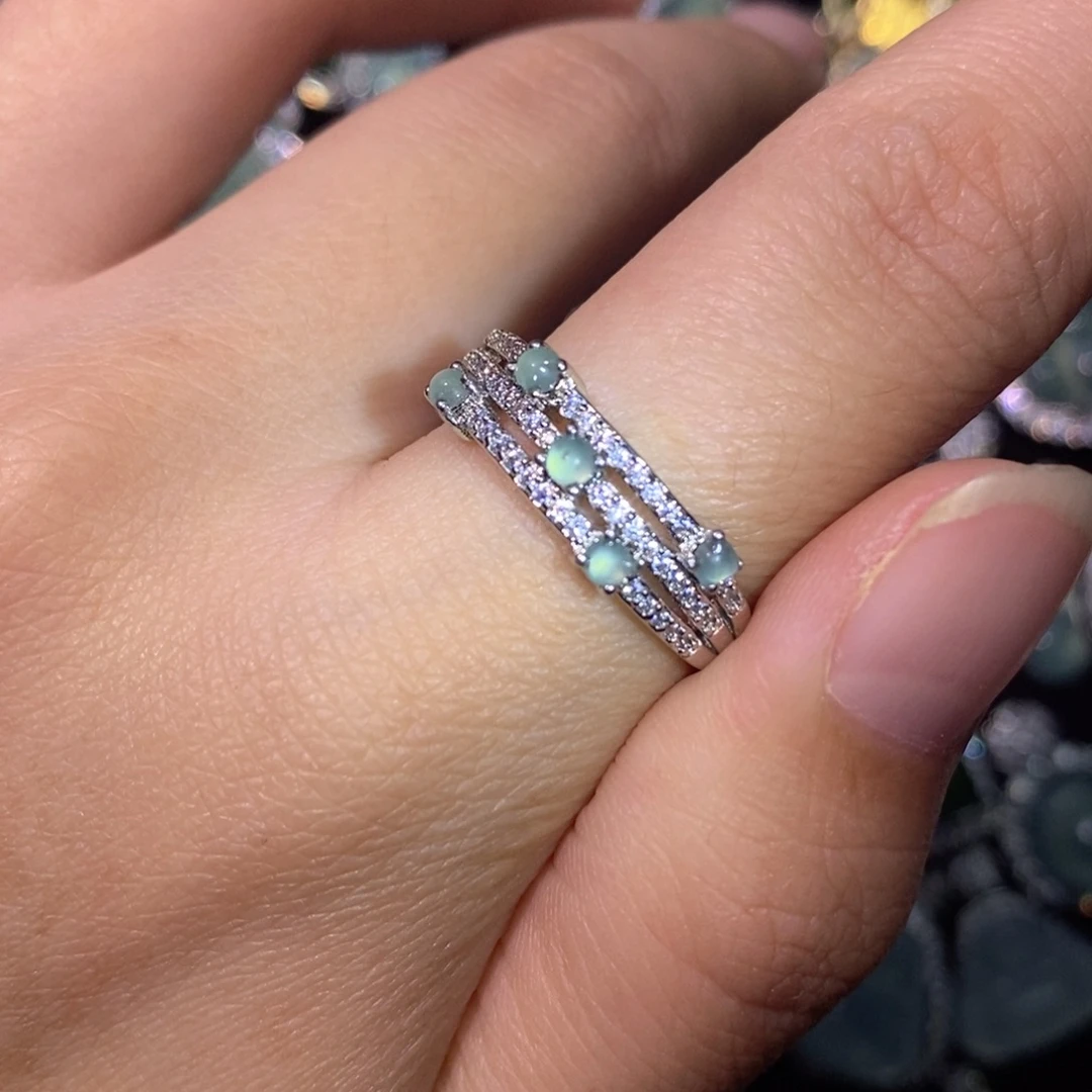 翡翠未镶嵌颈饰天然