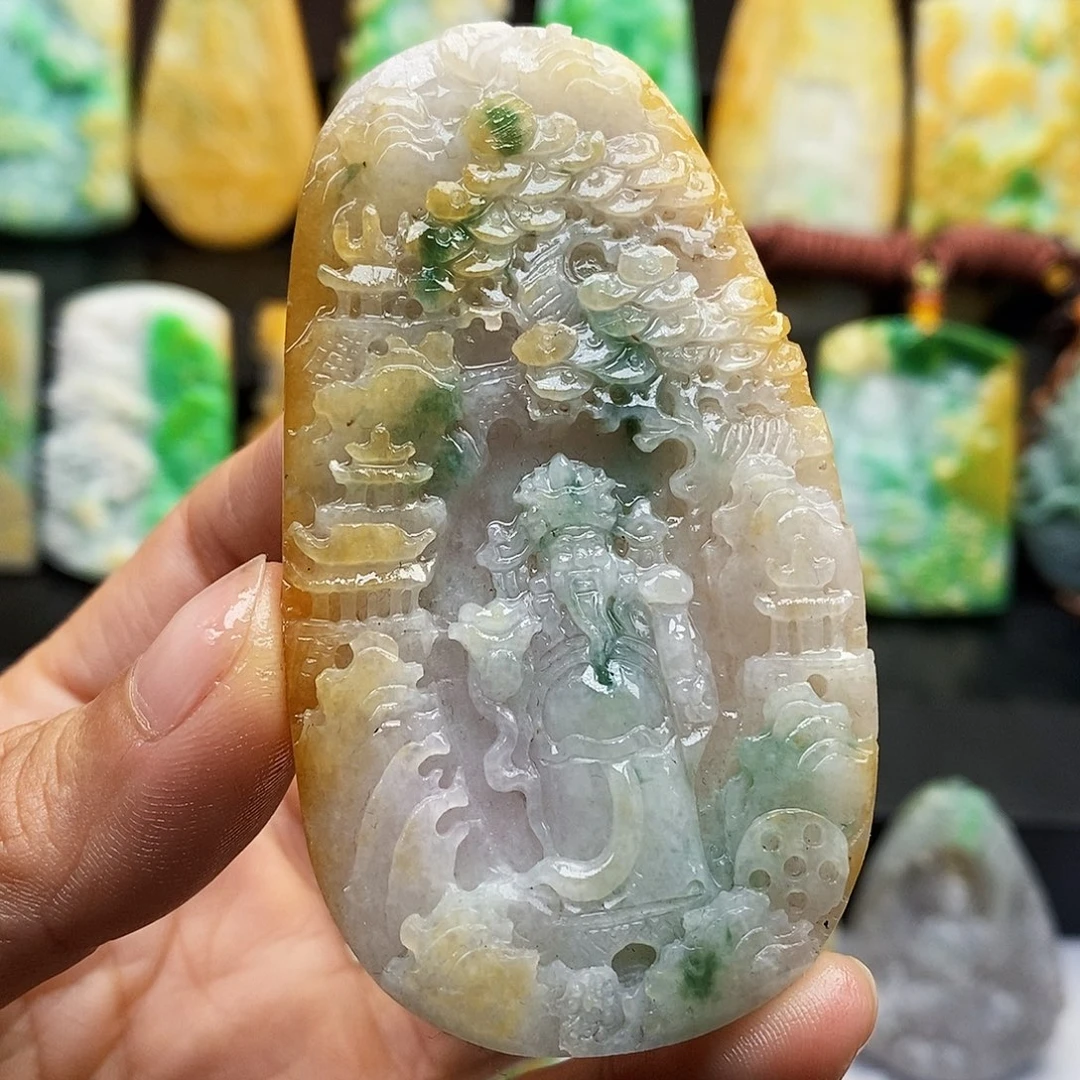 未镶嵌定制翡翠翡翠A货一物一证