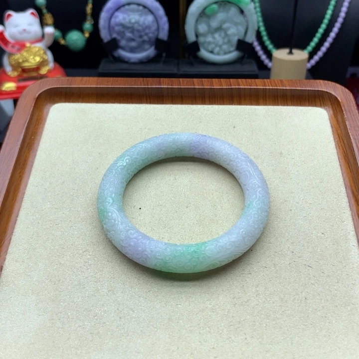 翡翠手镯未镶嵌翡翠手镯56.6