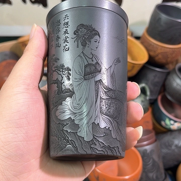 茶杯紫砂全手工紫砂主人杯