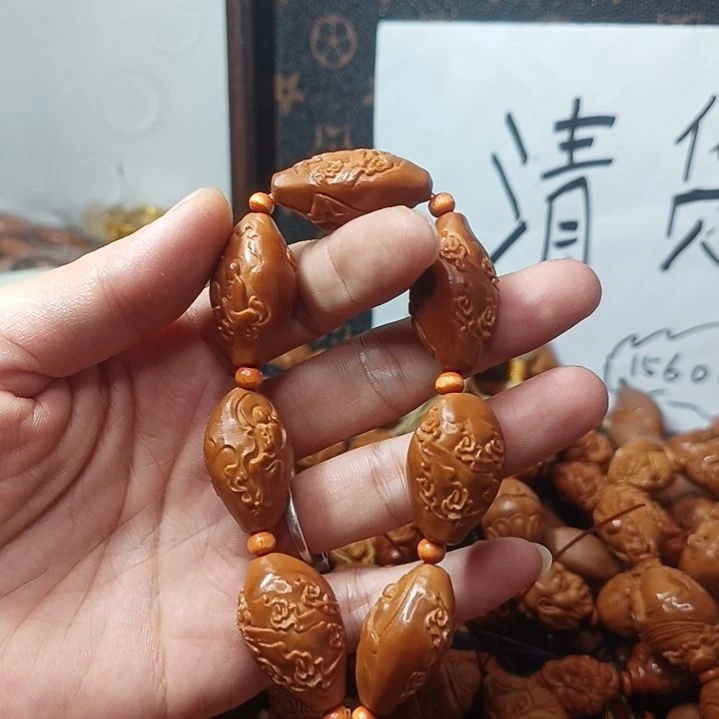 三***砂橄榄核手串/手链橄榄核手串
