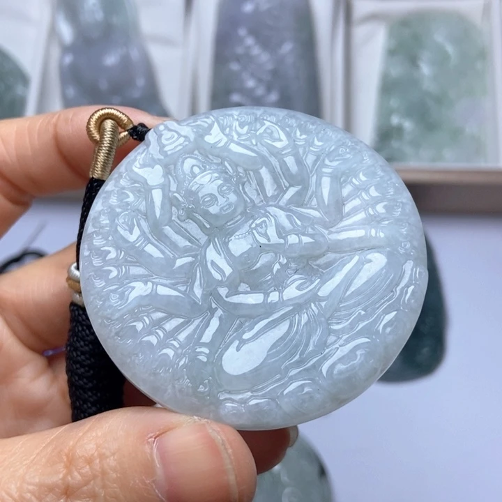 翡翠未镶嵌挂件翡翠