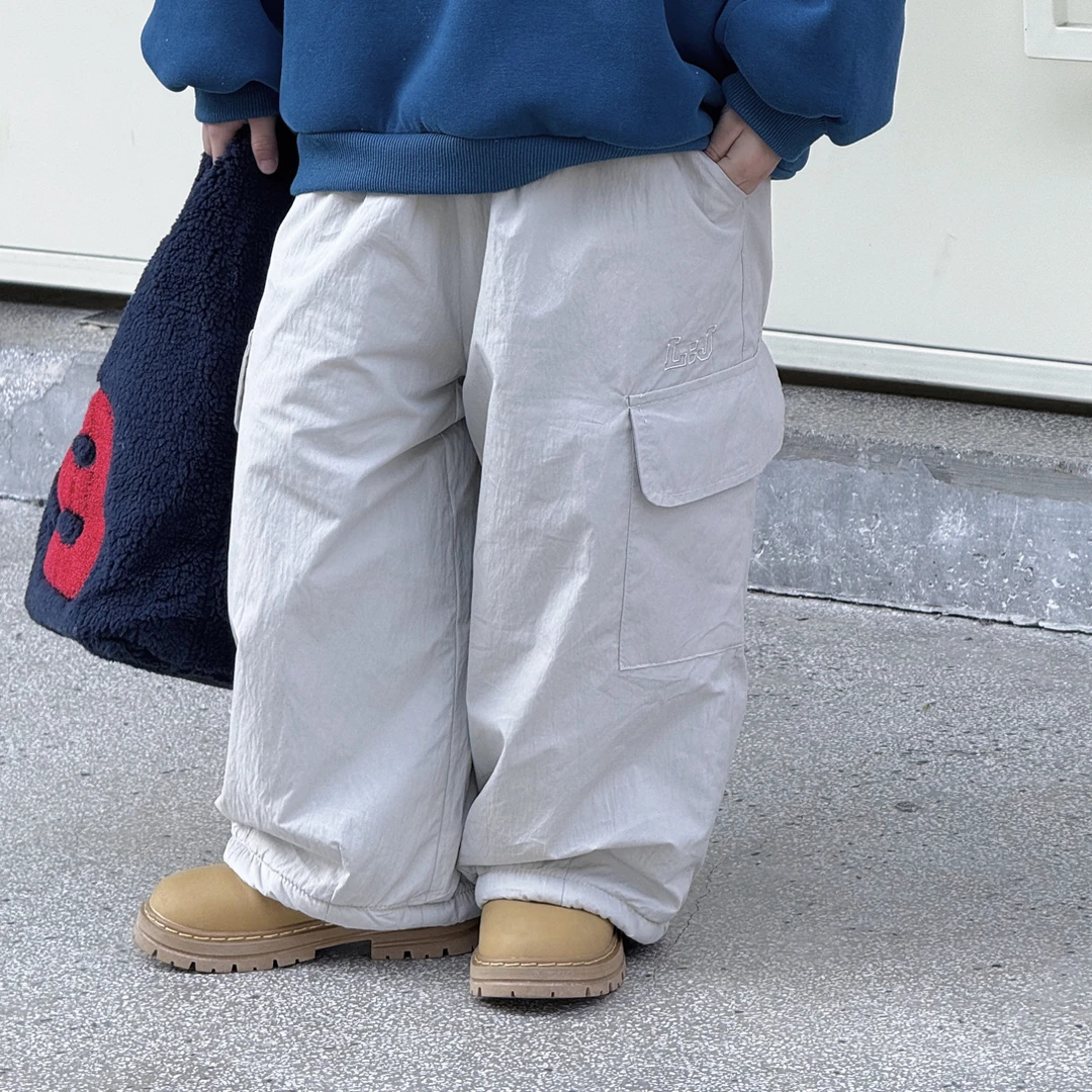 in 爱：nl25冬季男童加厚保暖工装棉裤儿童韩版滑雪裤山本裤91667