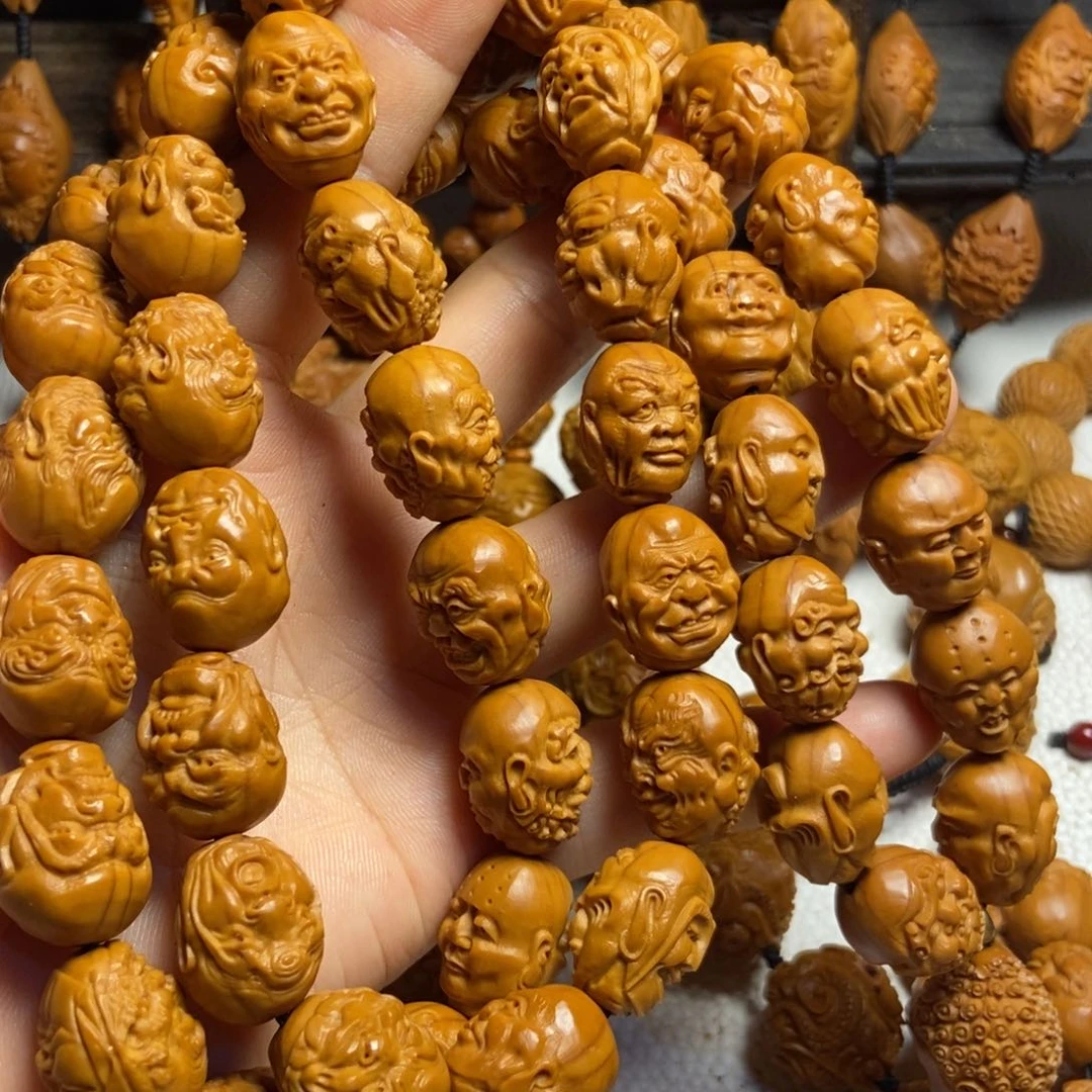 【闪购商品】手串/手链橄榄核麦*橄榄双面108罗汉