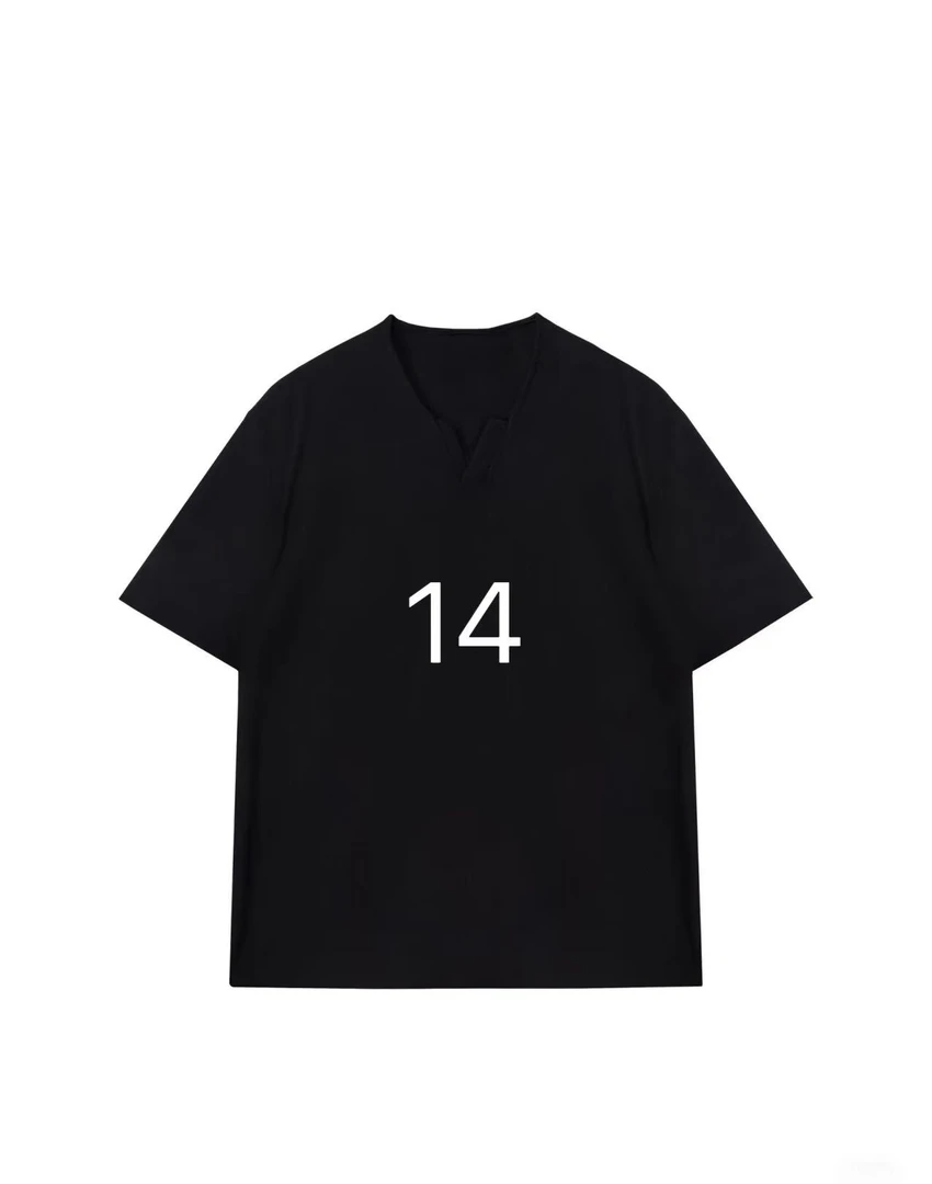 驴家男士夏季时尚印花宽松圆领半袖T恤