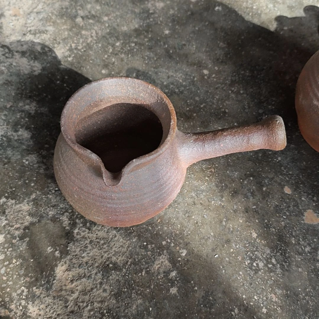 粗陶烤茶罐粗陶煮水壶