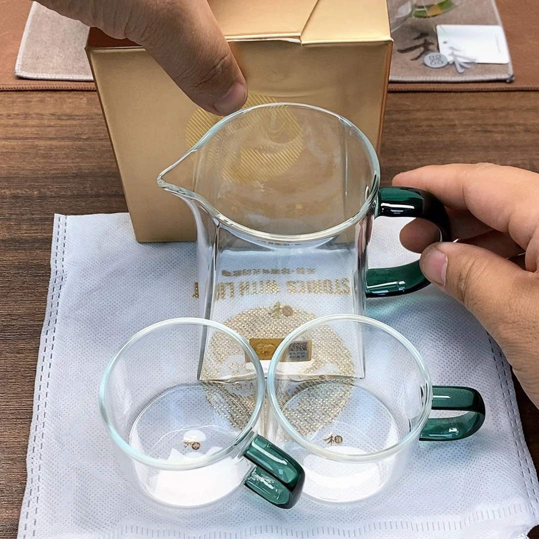 禾器/瀚然茶海/墨绿+清禾杯/墨绿