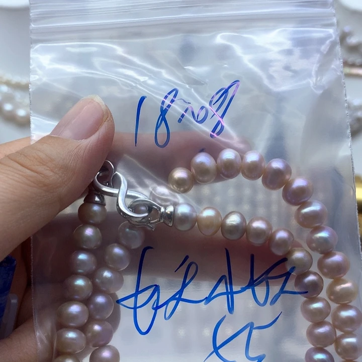 淡水珍珠合金颈饰