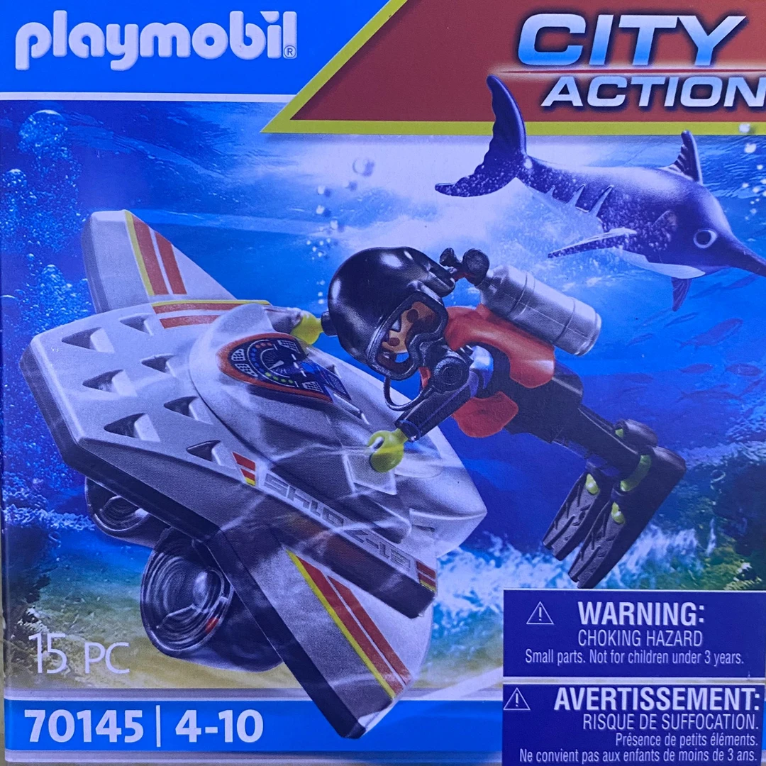 摩比世界 70145 潜水装置与剑鱼