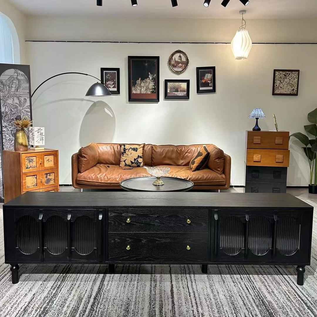 【中古电视柜】中古风电视柜复古多功能斗柜卧室阳台客厅可用实木柜