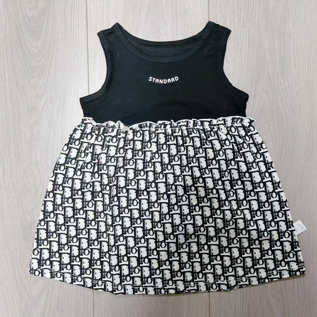 夏季新款女童连衣裙女宝宝薄款背心裙公主裙 240147