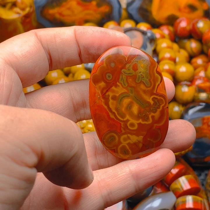 玛瑙/玉髓未镶嵌平安无事牌