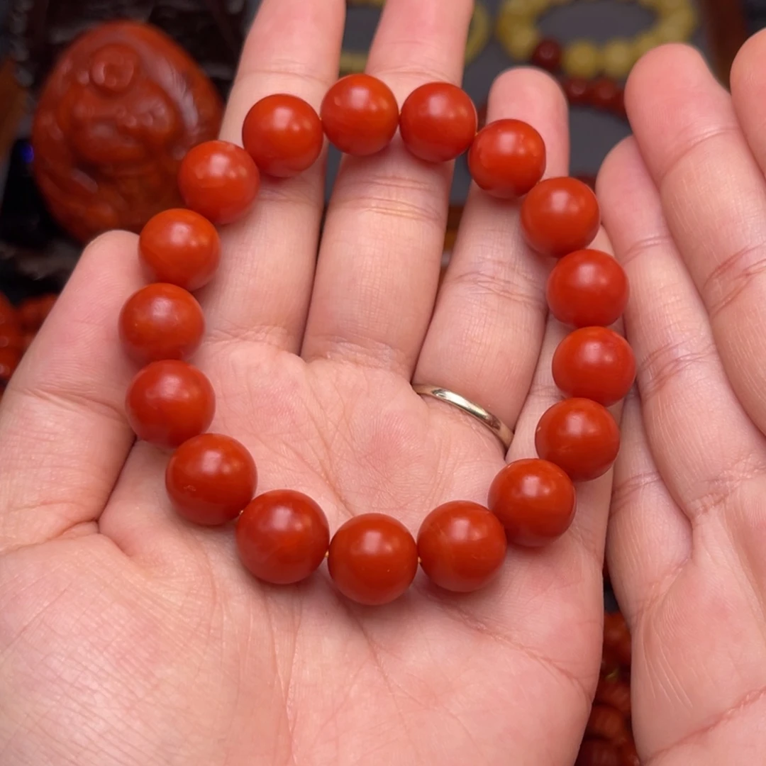 南红玛瑙卡12尺寸未镶嵌