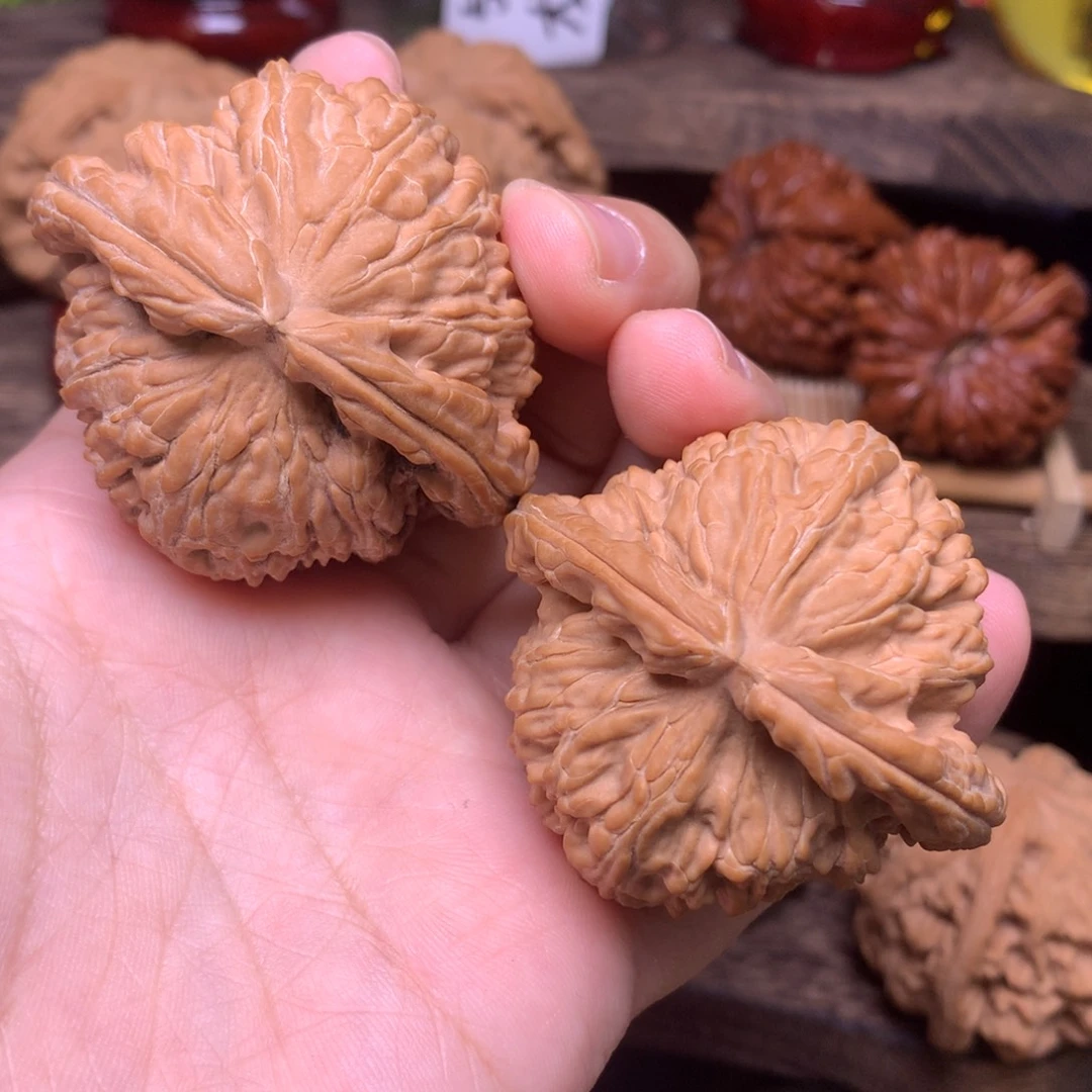 小***房吊坠文玩核桃49白狮子全品